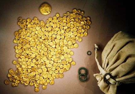 Suspects of robbing Celtic gold are arrested;  molten gold ingots discovered