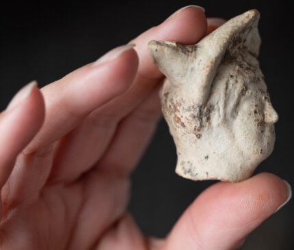 Rare head of Mercury found at previously unknown Roman port town